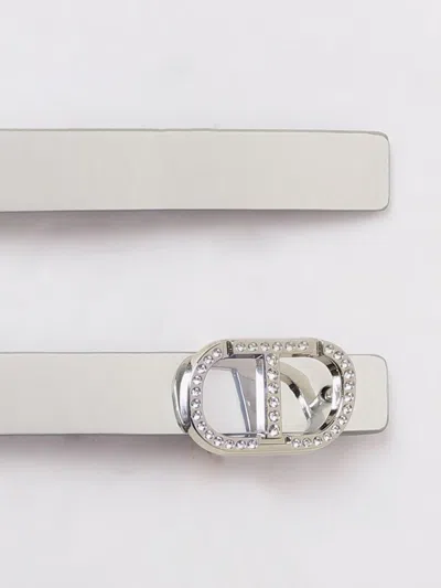 Twinset Logo Belt In Silver