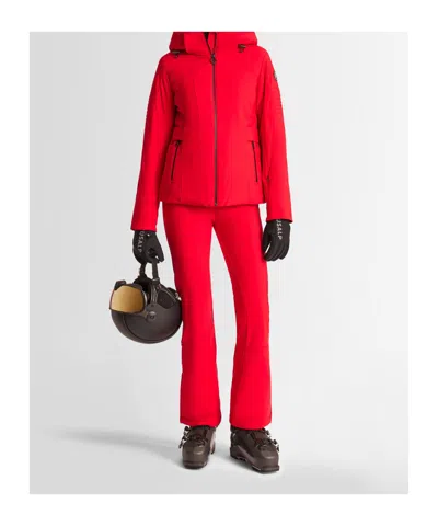Fusalp Long-sleeved Ski Jacket In Red