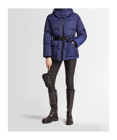Fusalp Long-sleeved Down Jacket In Blue