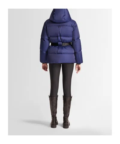 Fusalp Long-sleeved Down Jacket In Blue
