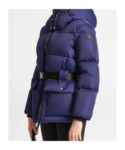 Fusalp Long-sleeved Down Jacket In Blue