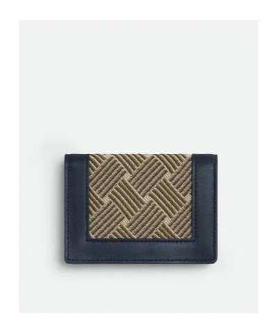 Bottega Veneta Angolo Credit Card Case In Space Color/persimmon/sea Space Color/persimmon Color/seaweed Color/natural Color Algae Color/natura