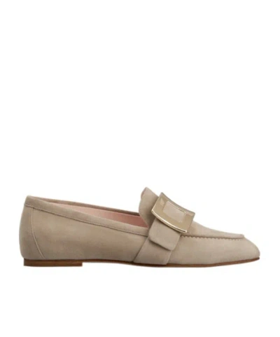 Roger Vivier Push On Loafers In Grey