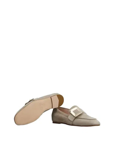 Roger Vivier Push On Loafers In Grey