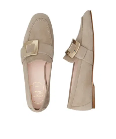 Roger Vivier Push On Loafers In Grey