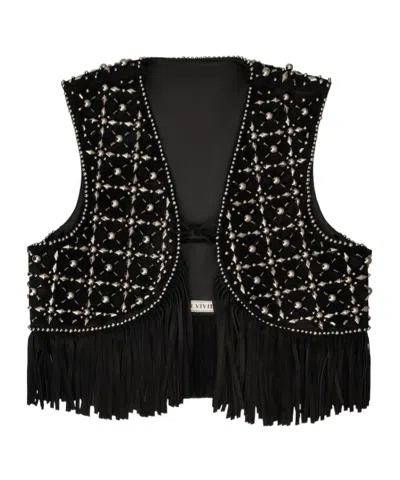 Roger Vivier Rivet Vest In Black