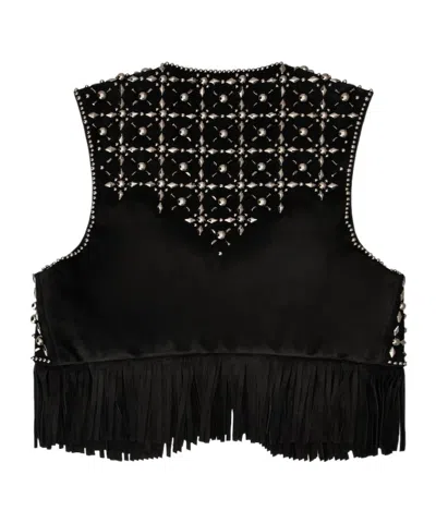 Roger Vivier Rivet Vest In Black