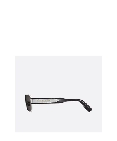 Dior Rectangle Sunglasses In Black