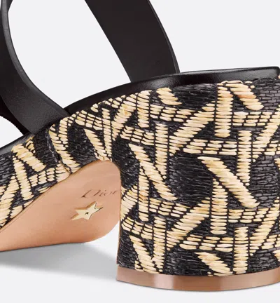 Dior Dway High Heel Sandals In Black