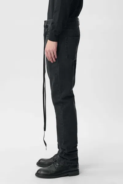 Ann Demeulemeester Gill Belt-loop Jeans In Grey