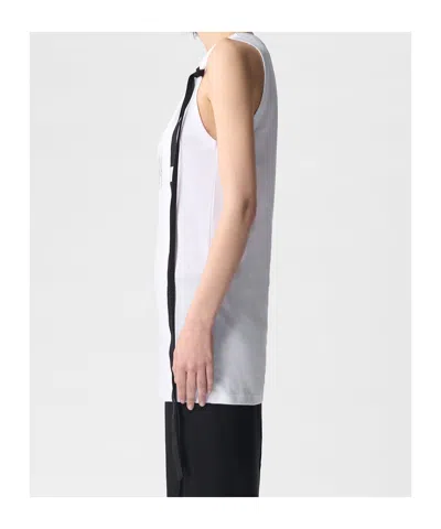 Ann Demeulemeester Printed Vest In White