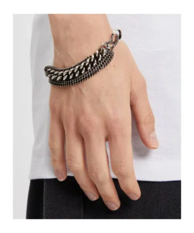 Ann Demeulemeester Multi Chains Bracelet In Multicolor