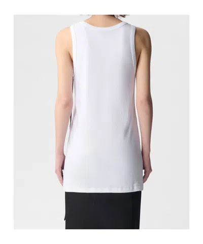Ann Demeulemeester Printed Vest In White