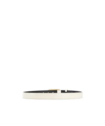 Tom Ford T-buckle Belt In White