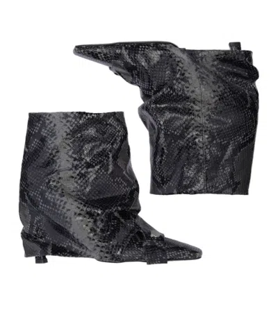 Attico Stivaletti Alla Caviglia Juno In Multicolor