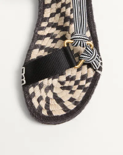 Valentino Garavani Valentino Lake Powell Leather-trim Sandal In Multi