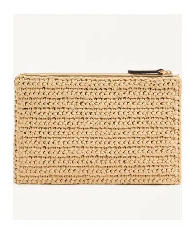 Valentino Clutch Viva Superstar In Rafia  Donna In Black