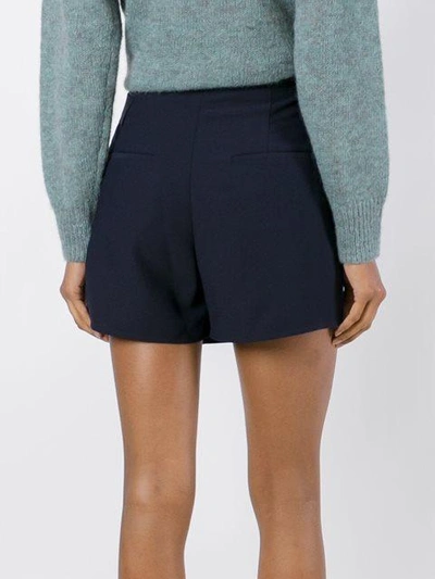 Shop Carven Wrap Overlay Shorts