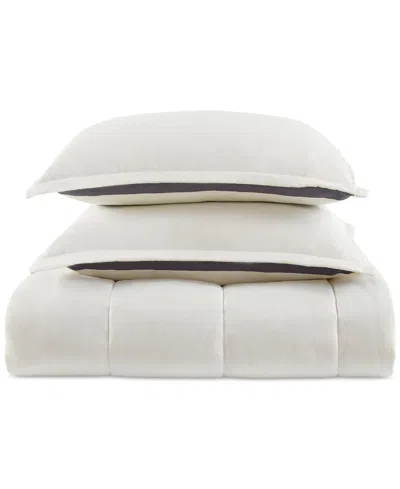 Addison Park Noah Stripe Reversible Printed 3-pc. Comforter Sets, Exclusively At Macys In Multi