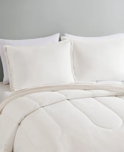 Addison Park Noah Stripe Reversible Printed 3-pc. Comforter Sets, Exclusively At Macys In Multi