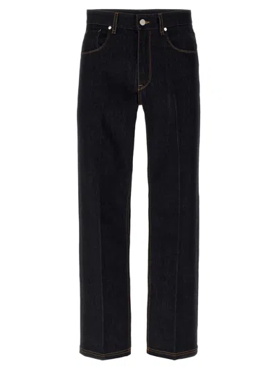 Fendi Basic Straight-leg Jeans In Dark Blue