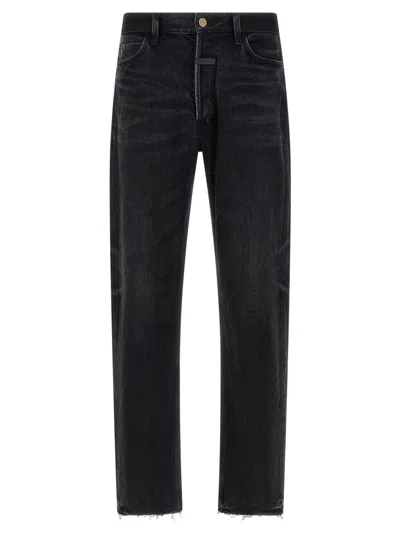 Fear Of God Men's Classic 5 Pockets Jeans In Black