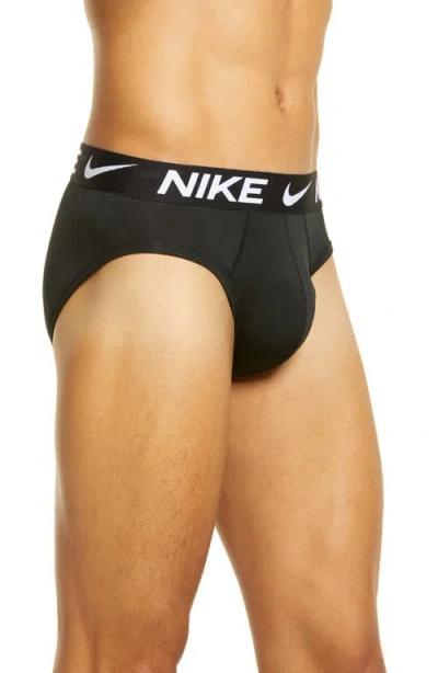 Nike Dri-fit 3-pack Performance Hip Briefs In Black
