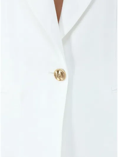 Elisabetta Franchi Single-breasted Blazer In Blue