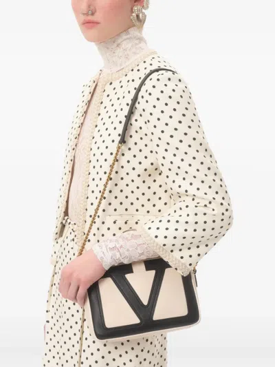 Valentino Supergran Polka Dot Printed Blazer In White