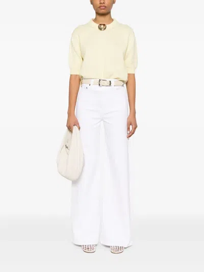 Khaite Dane Jeans In White