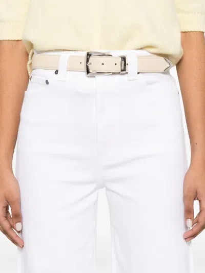 Khaite Dane Jeans In White