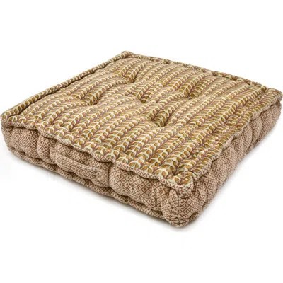 Verve Culture Block Print Meditation Cushion In Block Print