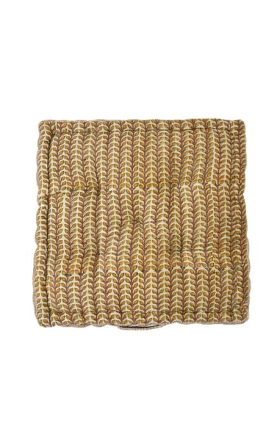 Verve Culture Block Print Meditation Cushion In Block Print