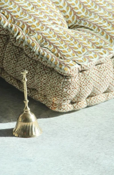 Verve Culture Block Print Meditation Cushion In Block Print