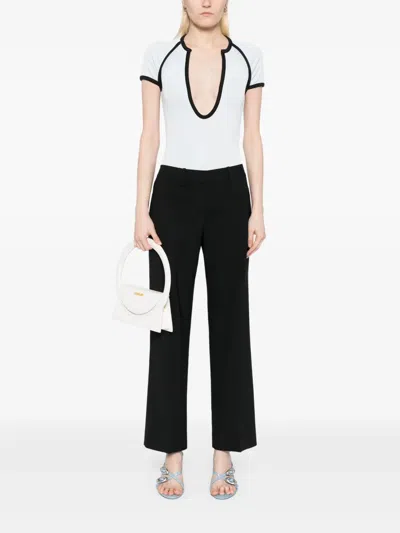 Christopher Esber Concave Bodysuit In Blue