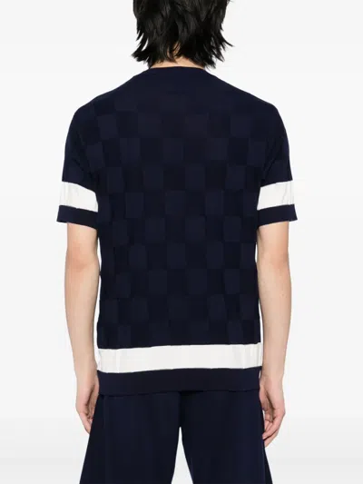 Kiton Knt Sweater In Blue