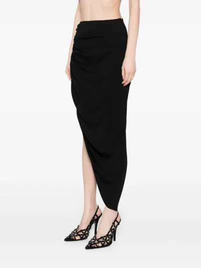 Christopher Esber Crescent Skirt In Black