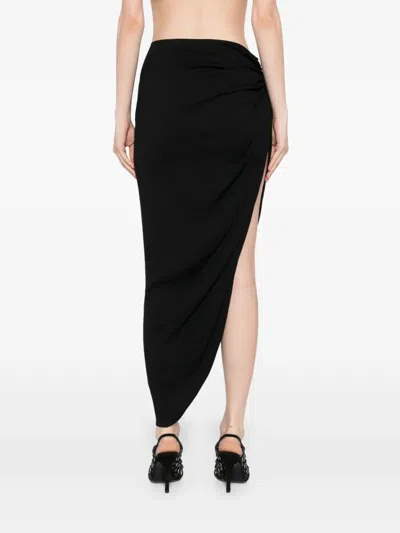 Christopher Esber Crescent Skirt In Black