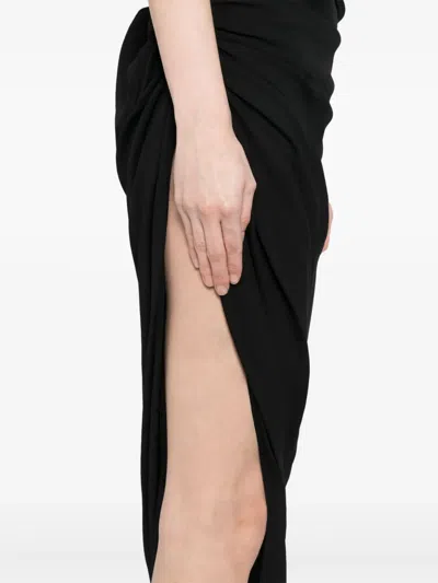 Christopher Esber Crescent Skirt In Black