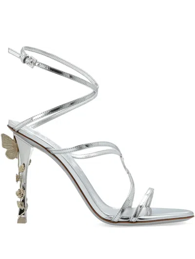 Sophia Webster Heeled Sandals 'enchantress' In Silver