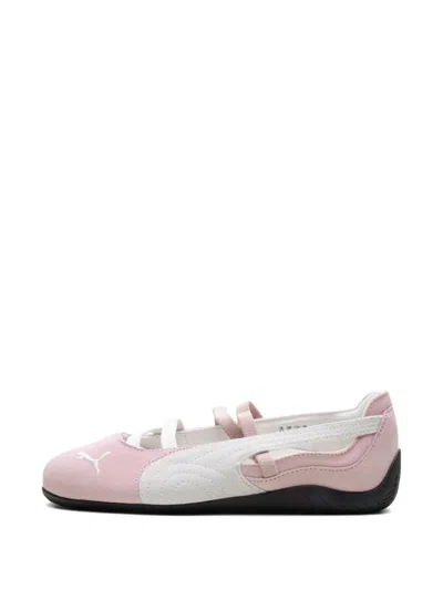 Puma Speedcat Leather Ballerina Flats In Pink
