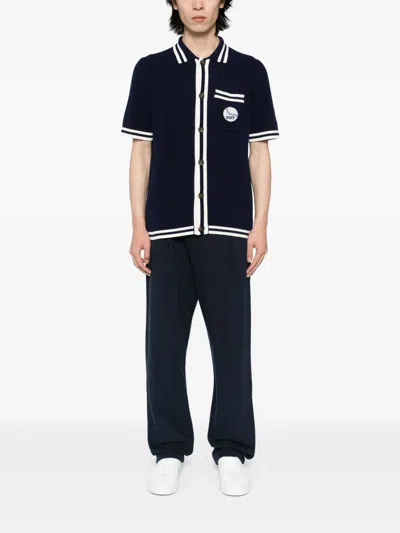 Kiton Drawstring Pants In Blue