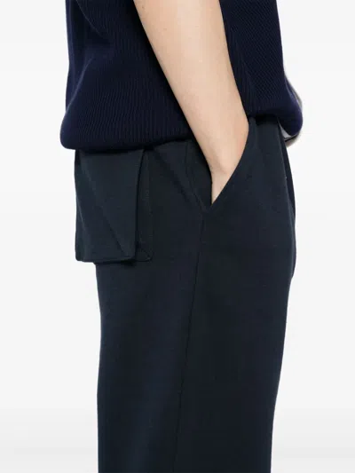 Kiton Drawstring Pants In Blue