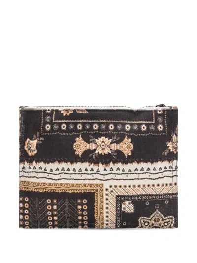 Isabel Marant Netia Clutch Bag In Black