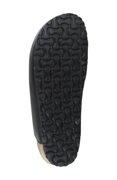 Naot Memphis Mule In Black Soft Leather