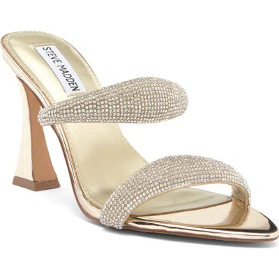 Steve Madden Harper Slide Sandal In Gold Multi