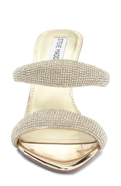 Steve Madden Harper Slide Sandal In Gold Multi