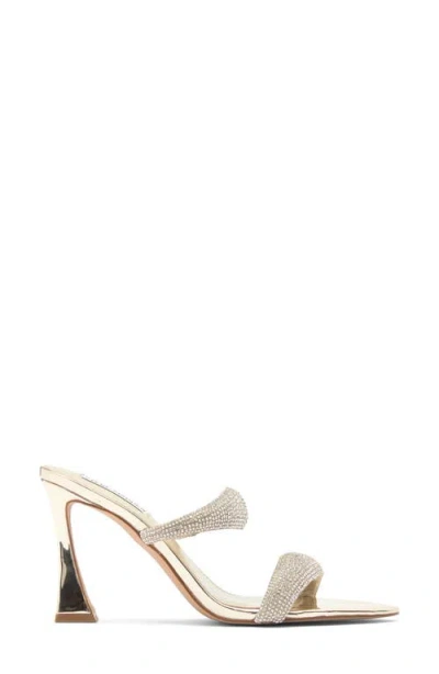 Steve Madden Harper Slide Sandal In Gold Multi