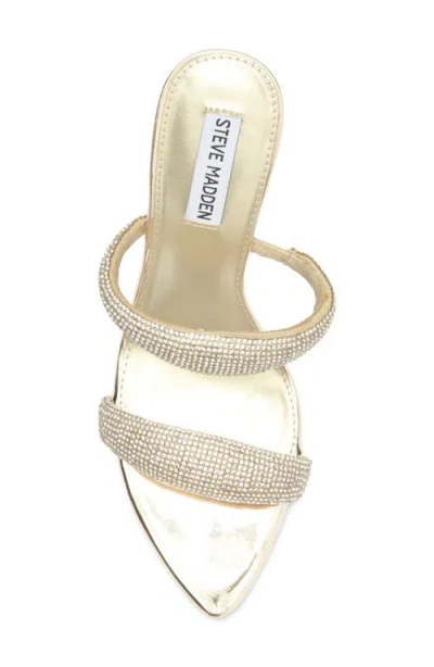 Steve Madden Harper Slide Sandal In Gold Multi