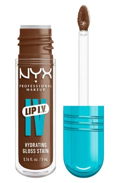 Nyx Professional Makeup Lip I.v. Hydrating Lip Gloss Stain In Splash N Spice